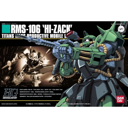 BANDAI HGUC 1/144 RMS-106 HI-ZACK